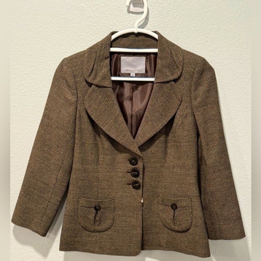 Classiques Entier Wool Tweed Blazer Jacket NWOT